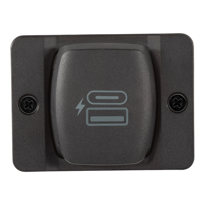 flip pro plus charge usb a and usb c charging socket with front fit bezel