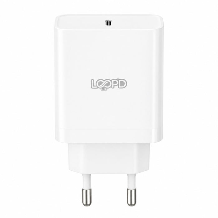 LOOPD Lite 1 Port PD Wall Charger 25W - White (DIS-PD-LL1PWL25)