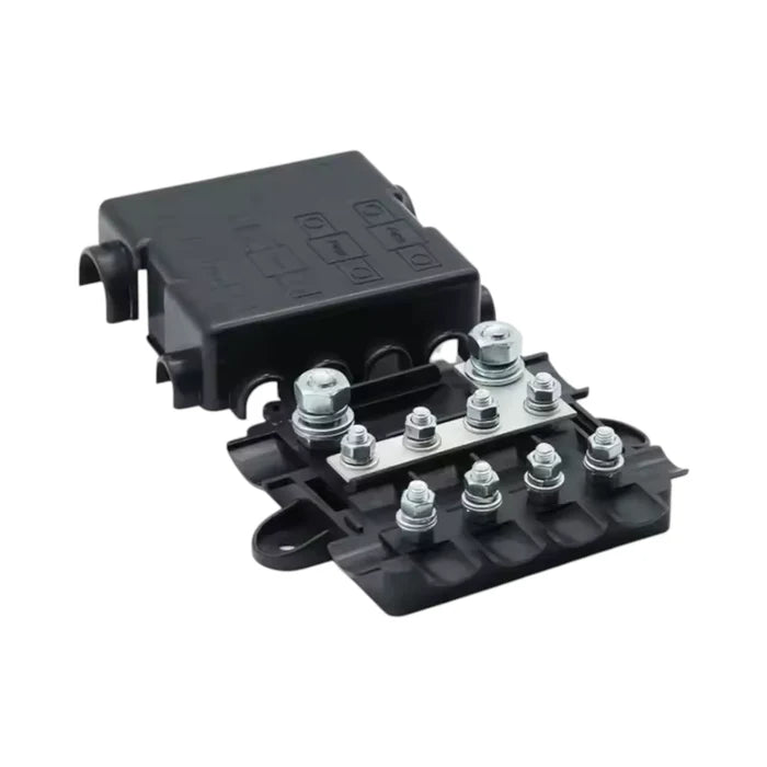 mega midi distro box with 1 to 4 fuse outputs