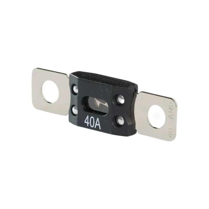40A MEGA fuse for auxiliary battery overcurrent protection in campervan setups