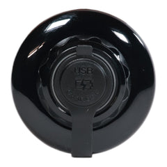 caravan round surface mount dual usb a charging point