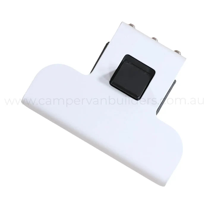 ROKR matte white compression latch for van and caravan storage doors