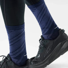 Run Pattern Zero Cushion Crew Socks