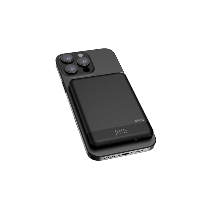 Snug 5000mAh Magnetic Powerbank - Black (SNPB-5000MAG-B)