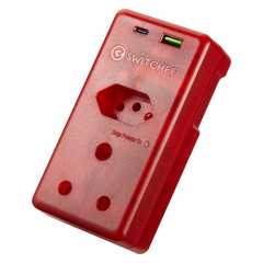 Switched High Surge Multi Adapter+USB+Type C