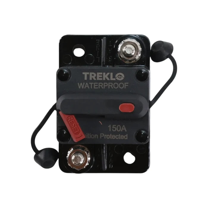 Heavy duty 150A manual reset circuit breaker for caravan and campervan electrical systems