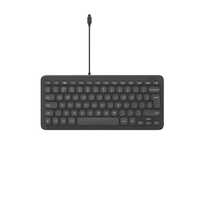 ZAGG Connect Wired 12-Inch Keyboard Lightning - Grey (ZAGG-103211038)